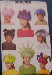 6737 FUNKY FUN SAFETY HELMET COVERS PATTERN KID/ADULT